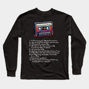 Emo Christmas Playlist Long Sleeve T-Shirt